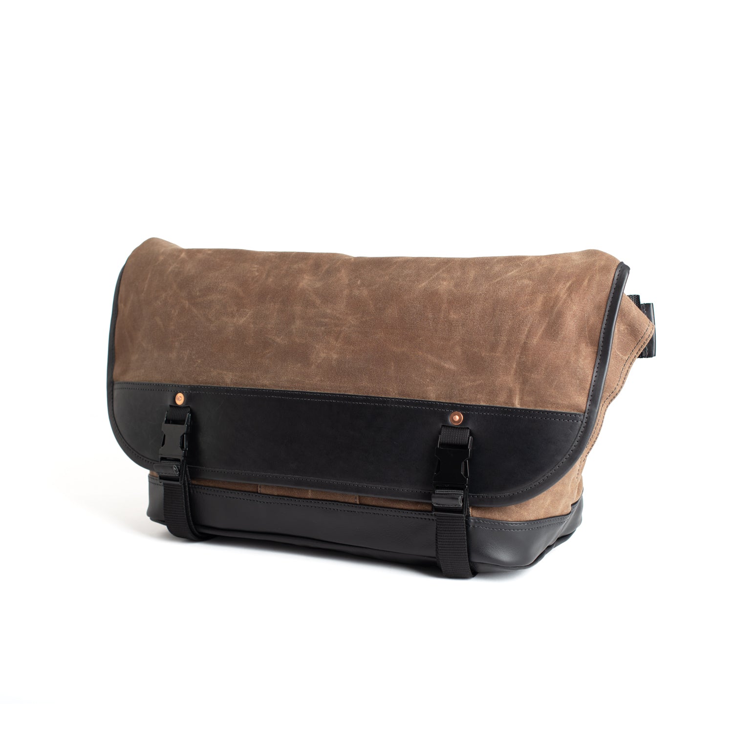 Brown Courier Messenger Bag