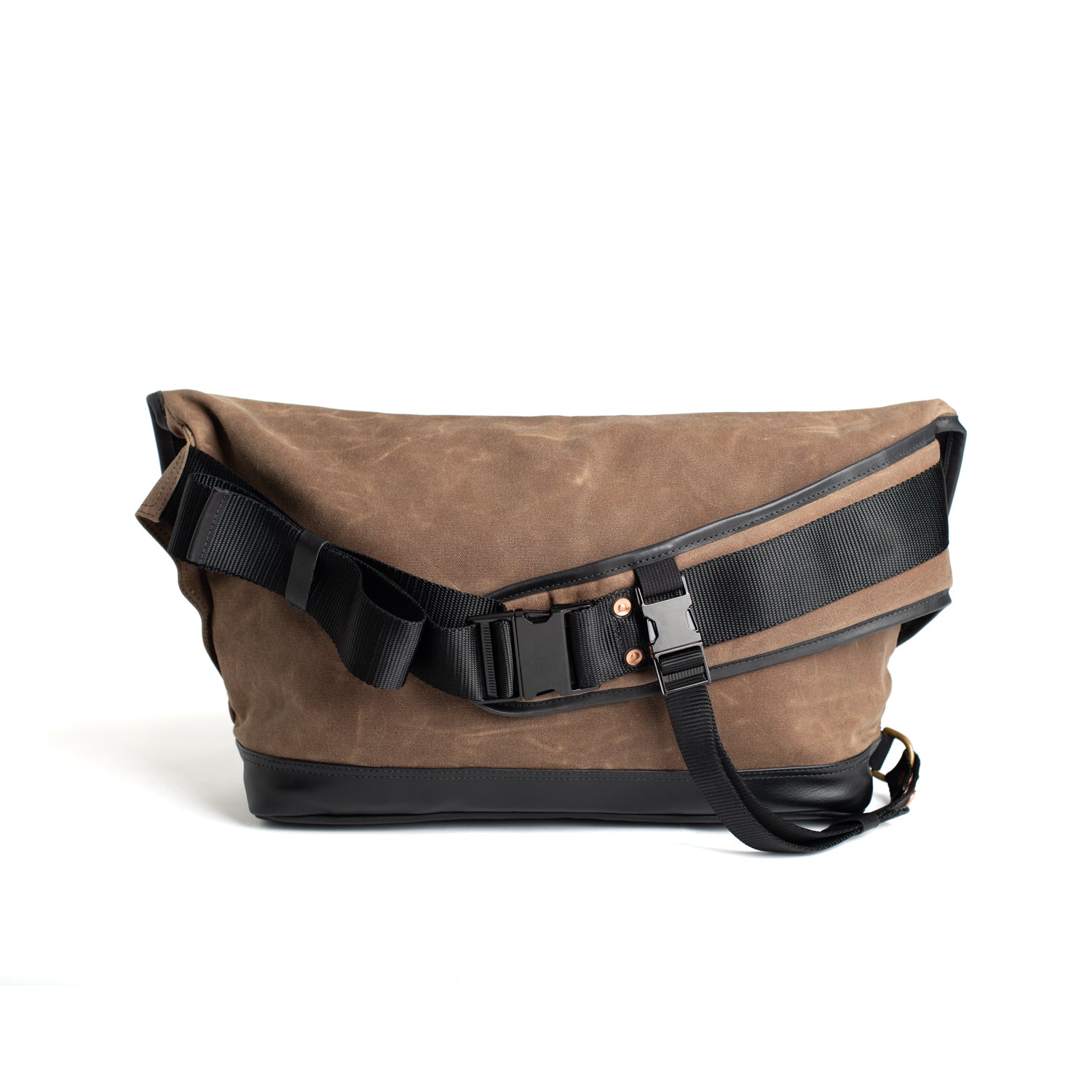 Brown Courier Messenger Bag