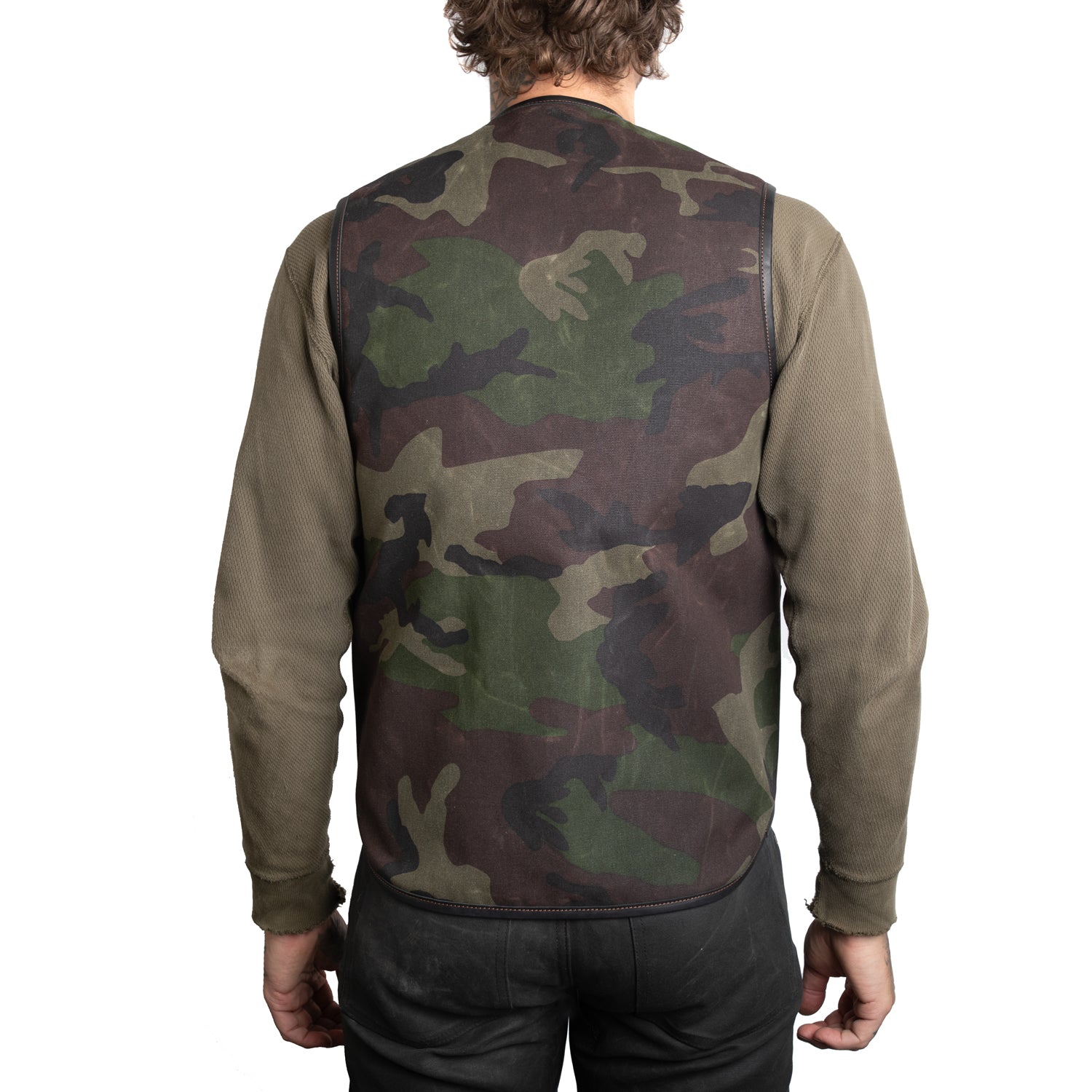 Camo Wool Lined Huron Vest