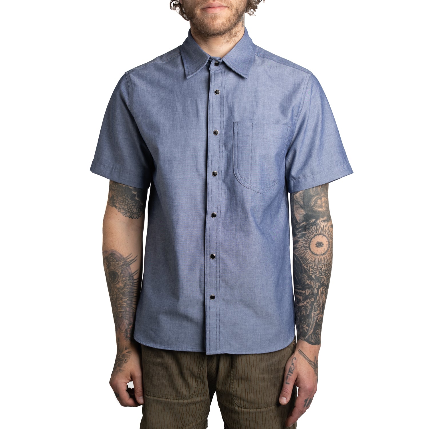 Chambray Short Sleeve Shirt FINAL SALE