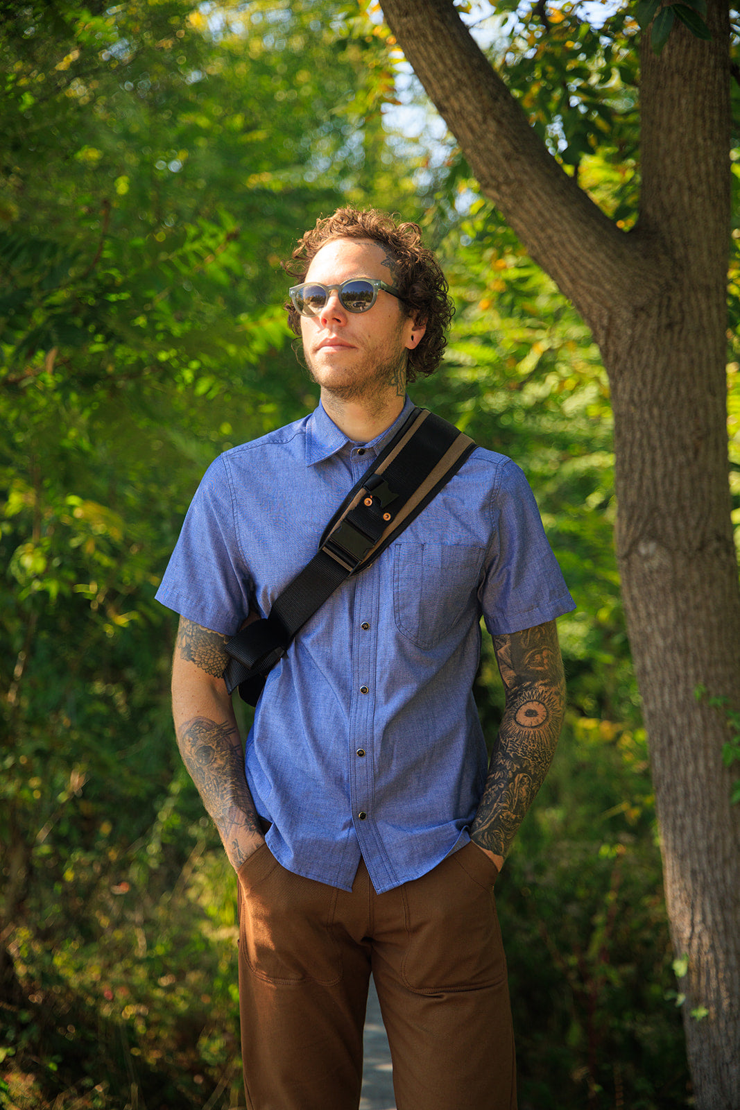 Chambray Short Sleeve Shirt FINAL SALE