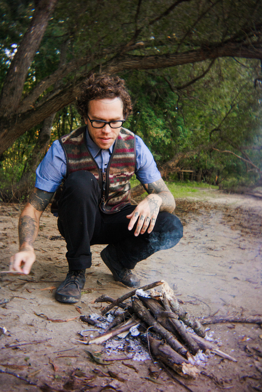 Chambray Short Sleeve Shirt FINAL SALE