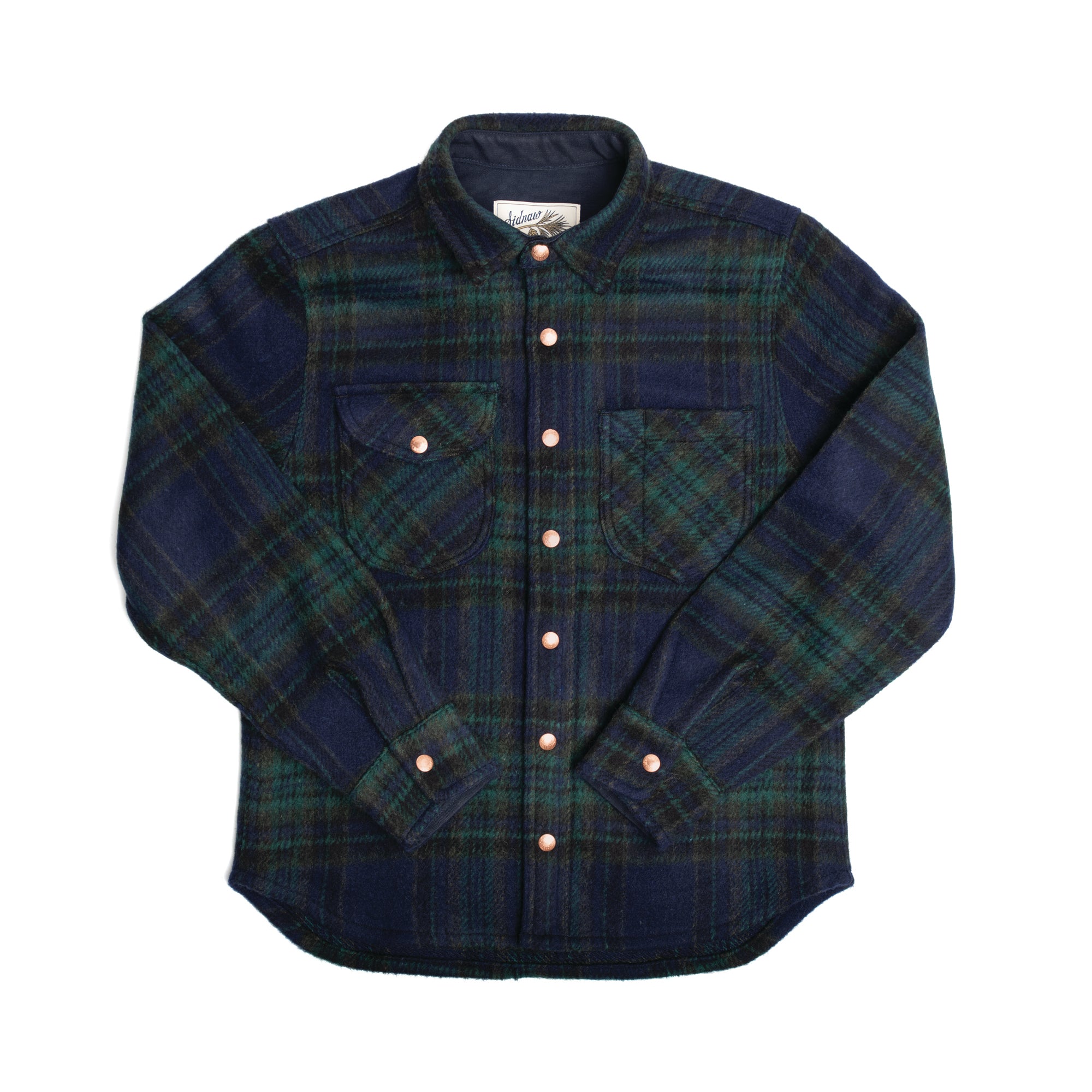 Plaid Wool Work Shirt