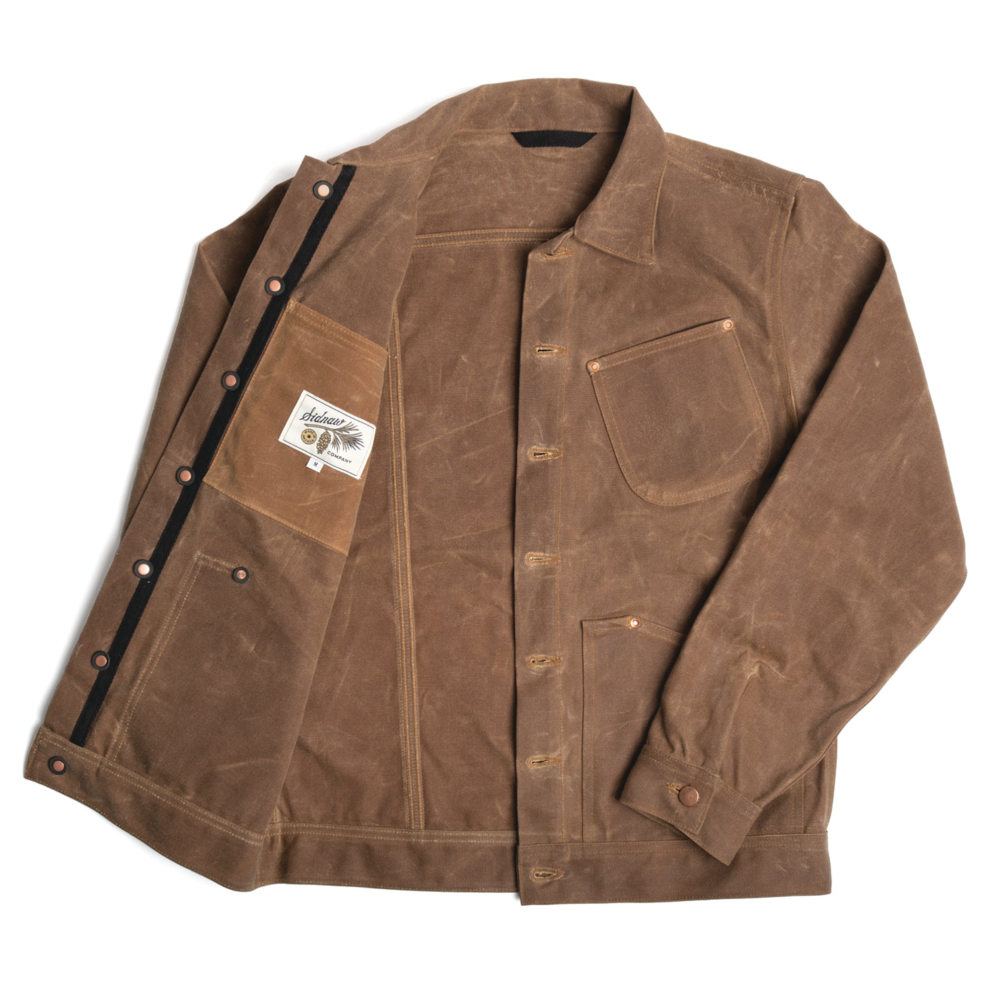 Brown Waxed Canvas Jacket FINAL SALE