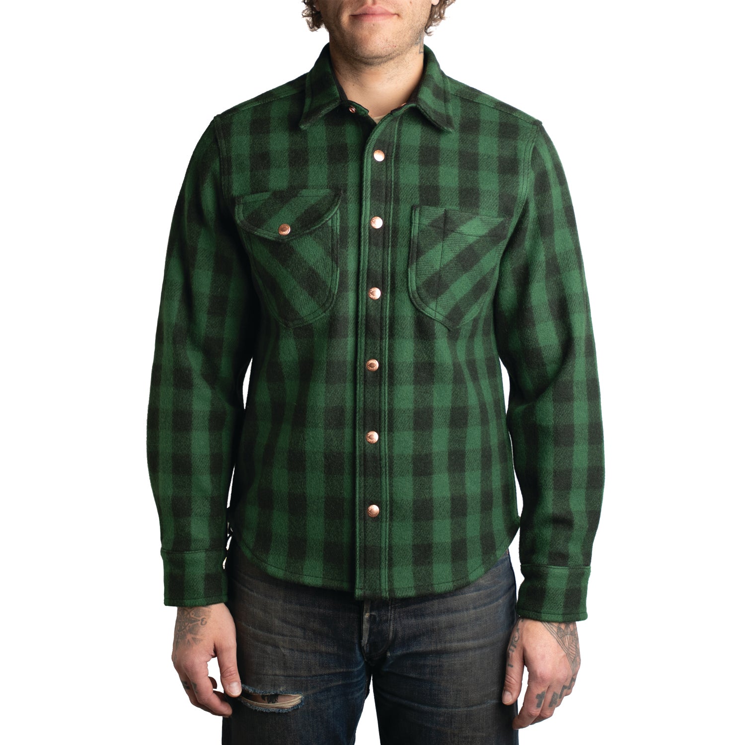 Buffalo Check Wool Work Shirt