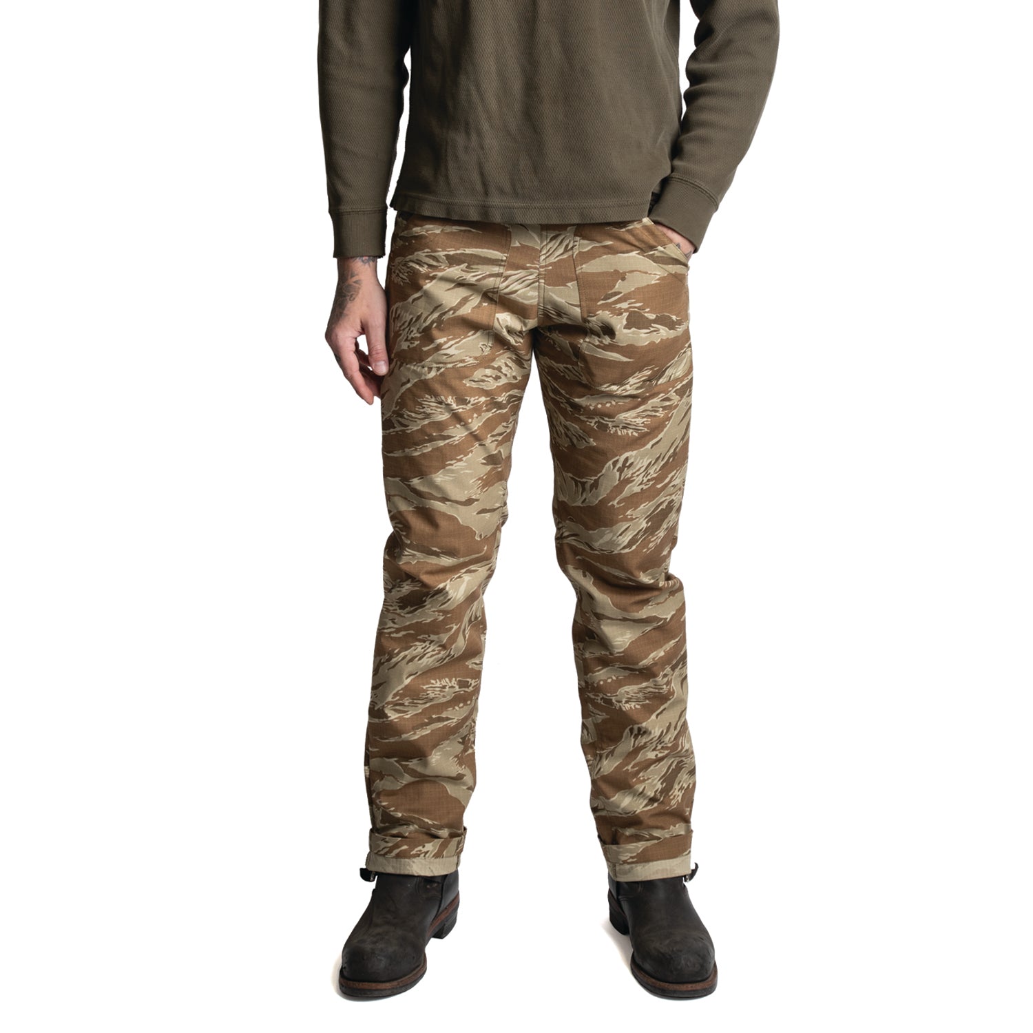 Ripstop Camo Drawstring Pants