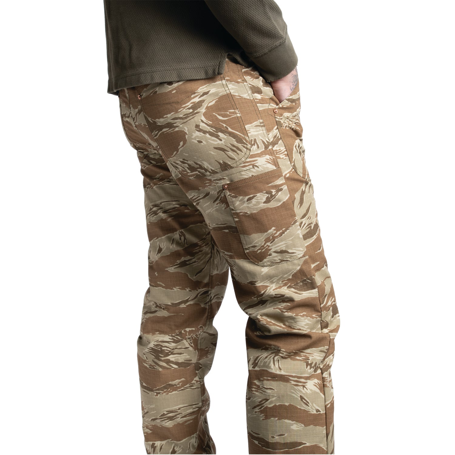 Ripstop Camo Drawstring Pants