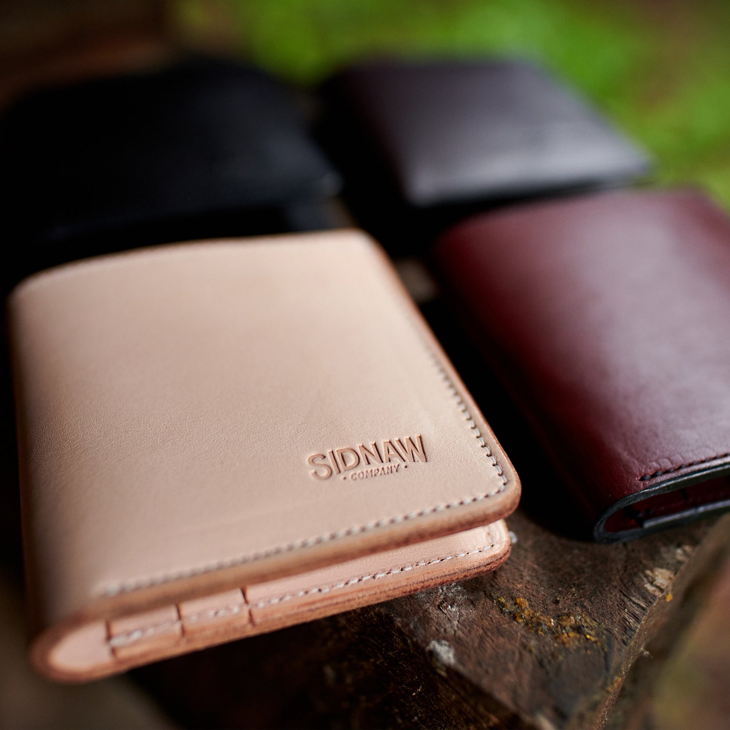 Oxblood Bifold Leather Wallet