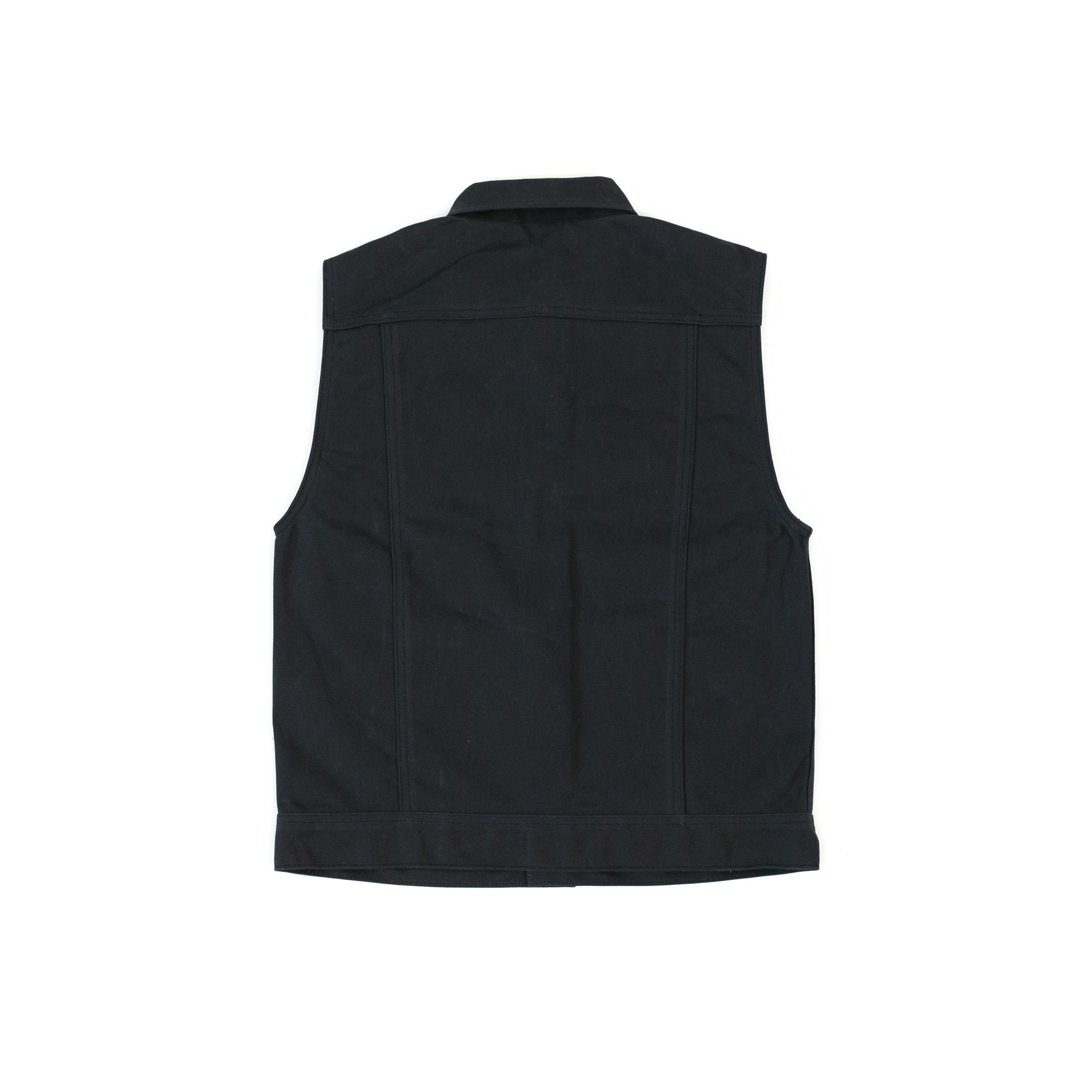 Brown Waxed Canvas Vest - Sidnaw Company