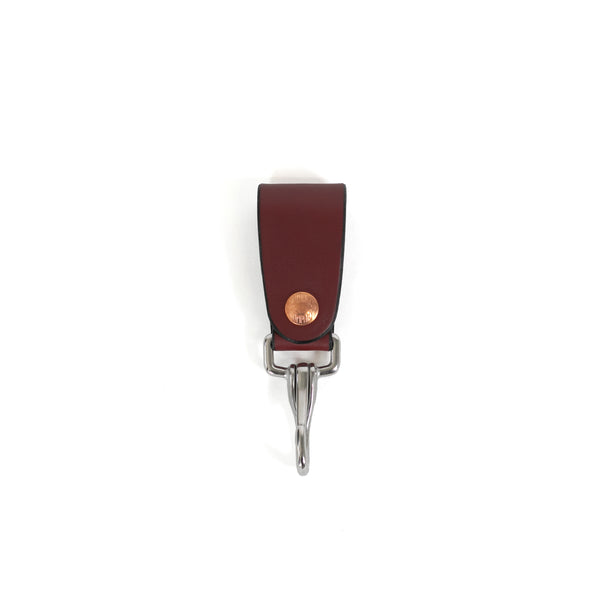 小物 EC MELODI LEATHER KEY-CLIP EC Melodi Leather Key Clip Black - LOBBY Online Skateshop