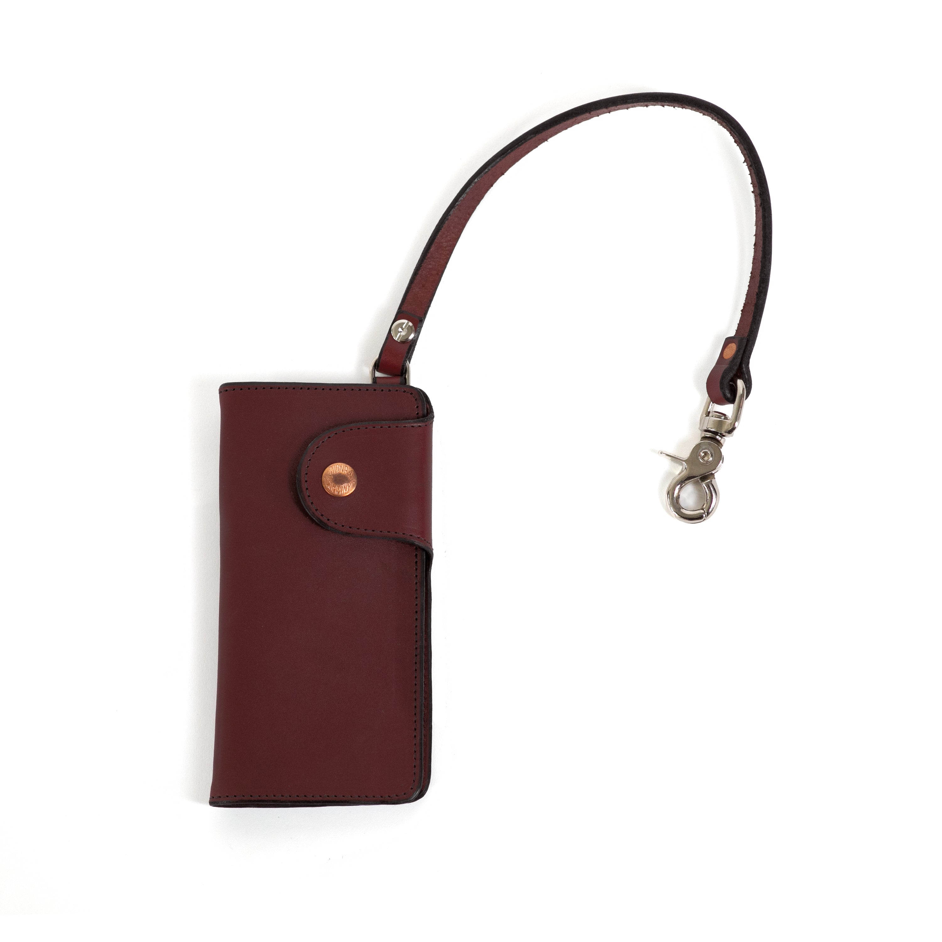 ★Bandolier★ALEX LTHR Wallet Case(Dリングなし)★Sien/PW Alex Pebble Leather Wallet Phone Case (no D-rings) - Sienna